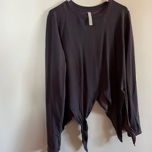 Athleta multi tie wrap shirt